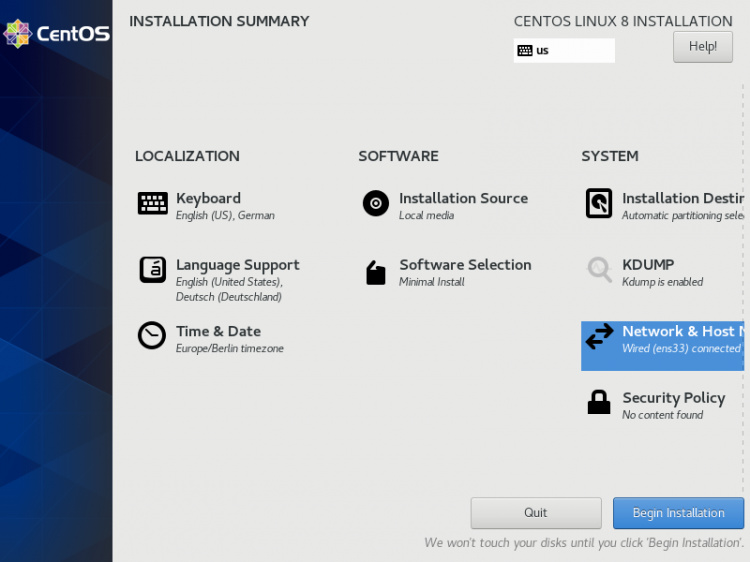 Cómo instalar un servidor mínimo CentOS 8 HowtoForge