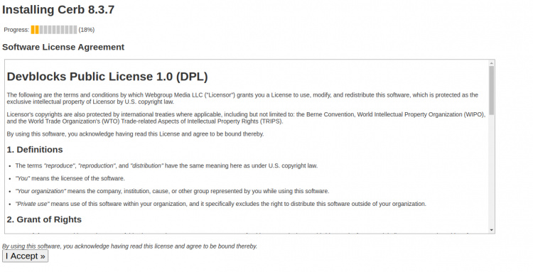 Instalación de Cerb