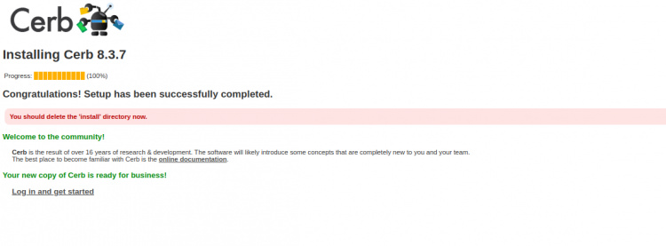 Eliminar la carpeta de instalación