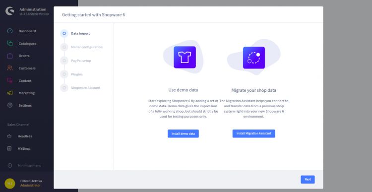 Importación de datos