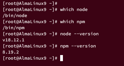 verificar appstream node.js