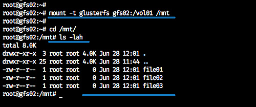 Resultado del servidor 2