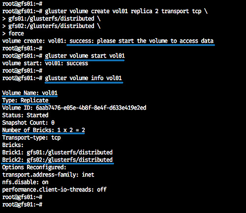 Configurar un volumen GlusterFS distribuido