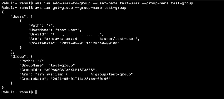 Añadir un usuario al grupo