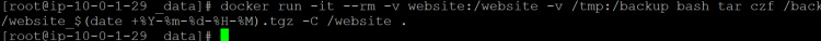 ejecuta un contenedor más utilizando la columna del sitio web