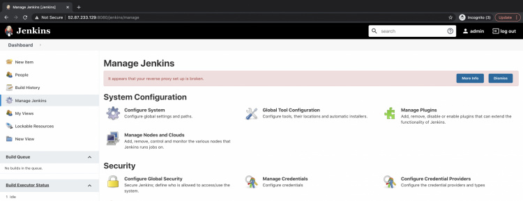 Volver a gestionar Jenkins