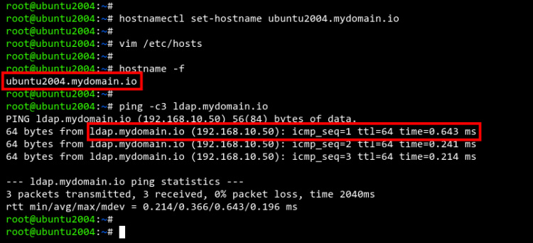 configurar fqdn y el archivo /etc/hosts