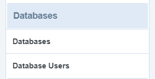 Usuarios de la base de datos