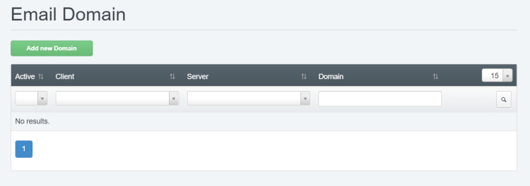 Añadir dominio de correo electrónico