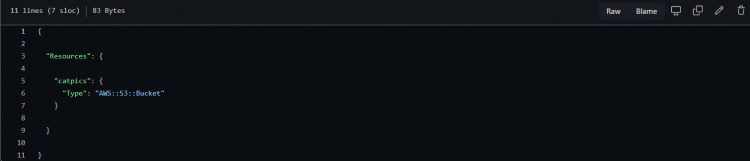 abre el archivo createstack.json en tu editor