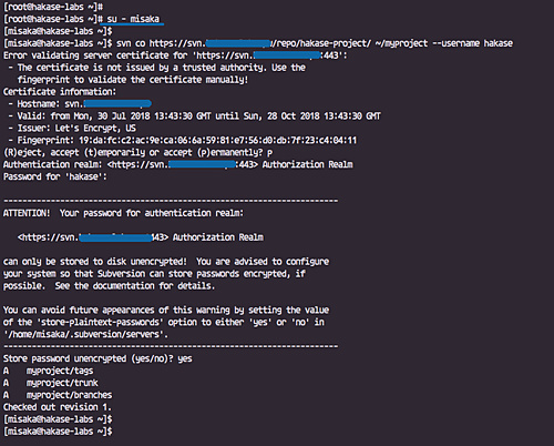 Clonar el repositorio SVN