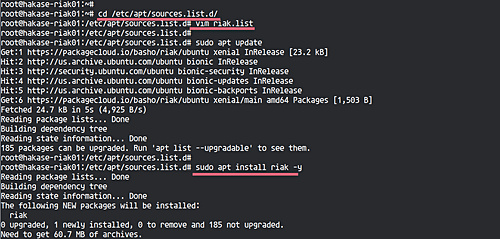 Instalar la base de datos Riak