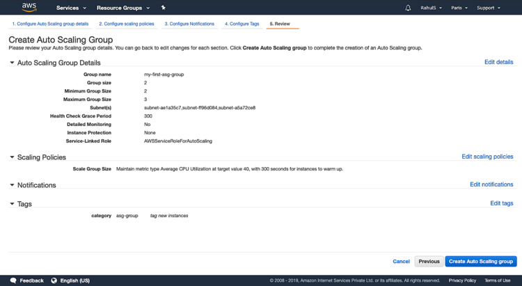 Crear grupo de autoescalado