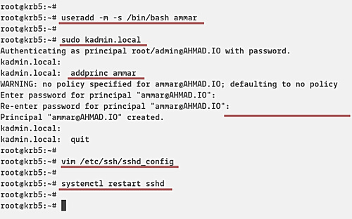 Probar la autenticación Kerberos