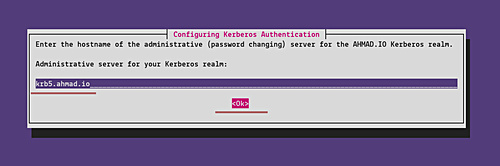 nombre del servidor de administración