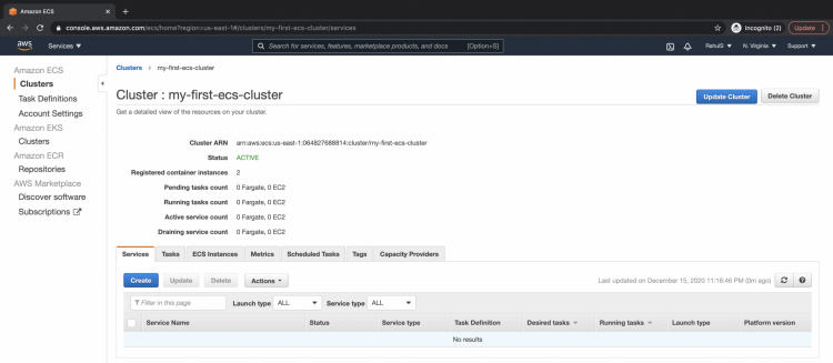 Visión general del clúster