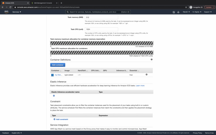 Especifica los recursos