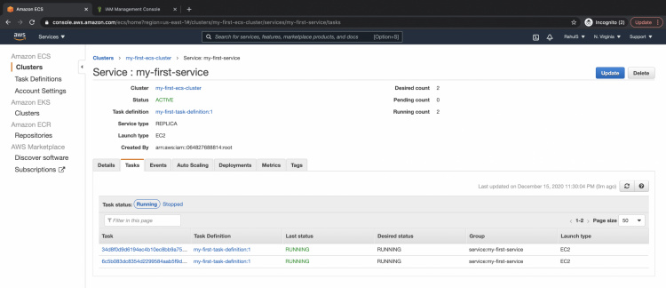 Comprueba las tareas