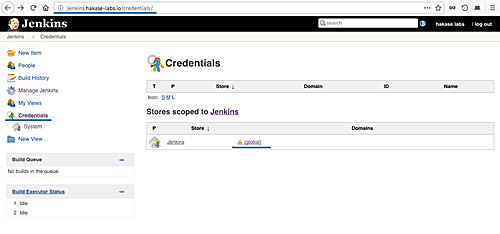 Configurar credenciales en Jenkins