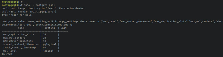 verifica el estado de wal