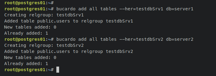 añadir toda la tabla relgroup