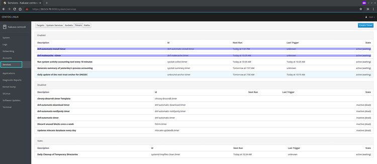 Servicios y temporizadores