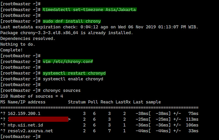 Configurar la fecha y la hora