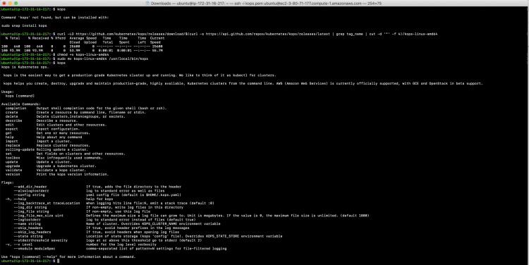 Instalar Kops en la instancia EC2