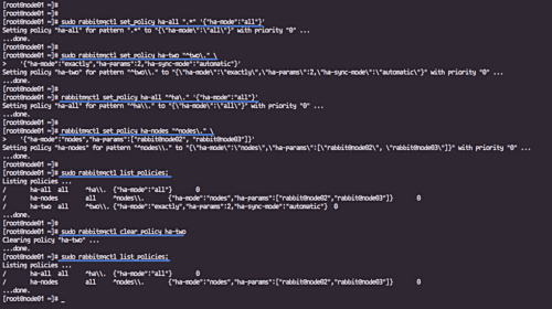 Configuración de RabbitMQ Queue Mirroring