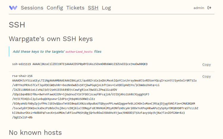 listar claves ssh
