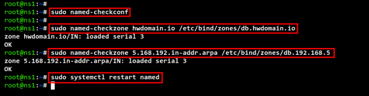comprueba los archivos de zona