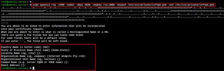 generar ssl autofirmado