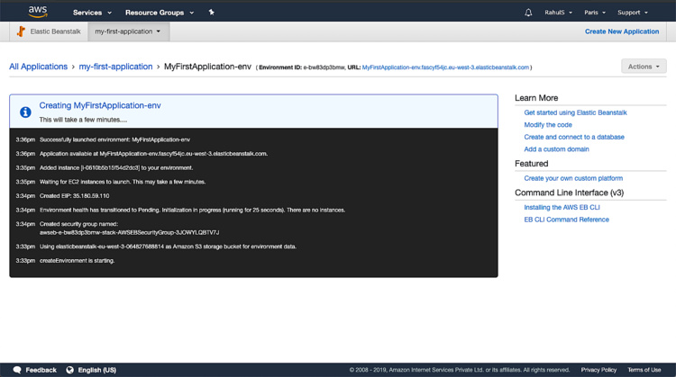 Accede a la aplicación por su URL