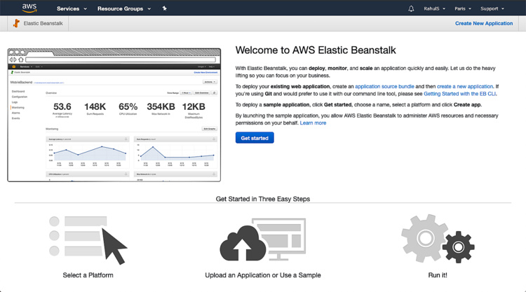 Bienvenido a Elastic Beanstalk