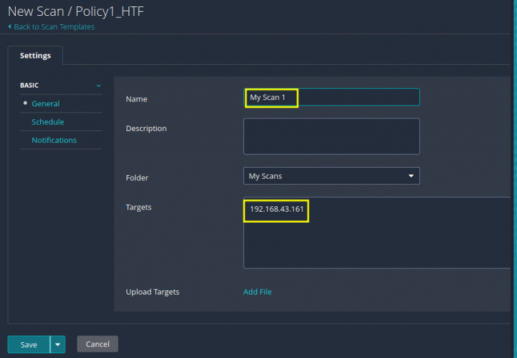 Nuevo nombre del escáner