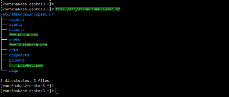 Certificados para Strongswan
