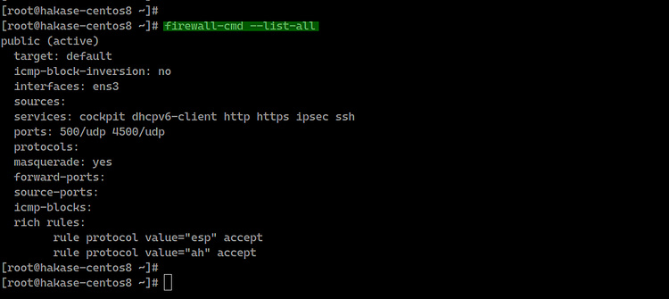 Lista de puertos del cortafuegos