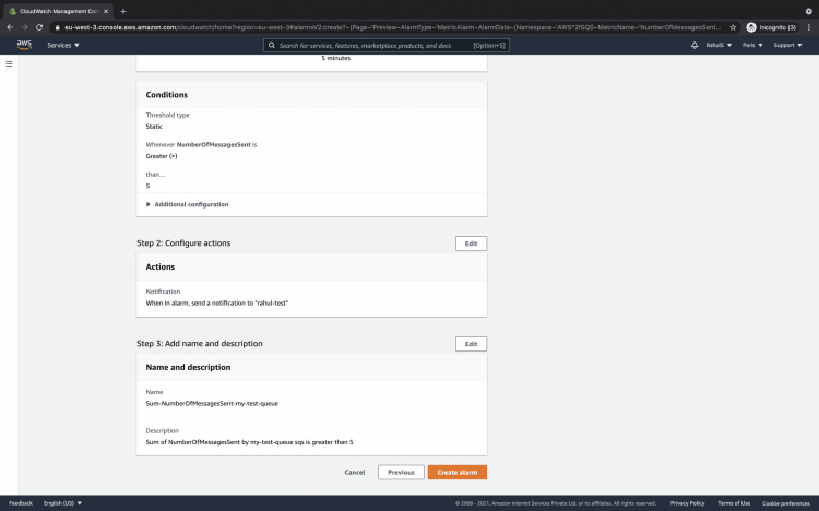 Previsualizar y crear