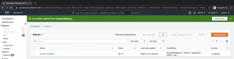 Alarma - En estado Ok