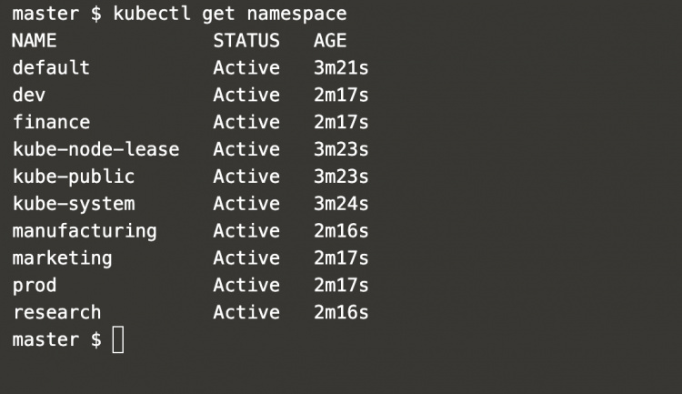 get-namespaces para kubernetes namespace