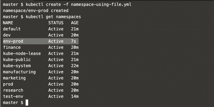 get-namespaces