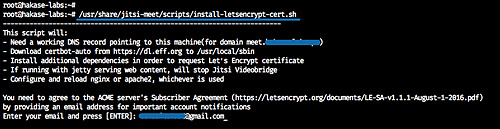 Generar el certificado SSL de Letsencrypt