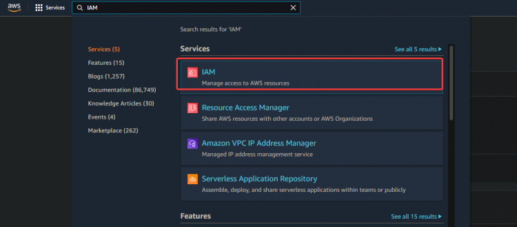 Navegando hacia el IAM