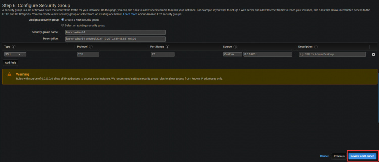 Revisión y lanzamiento