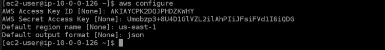 aws configure