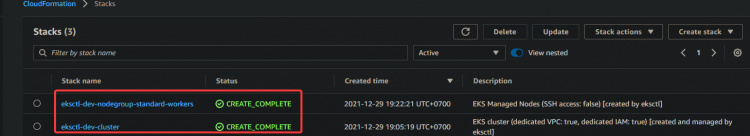 Comprobar el estado de tu pila de desarrollo