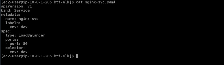 abrir el archivo de servicio