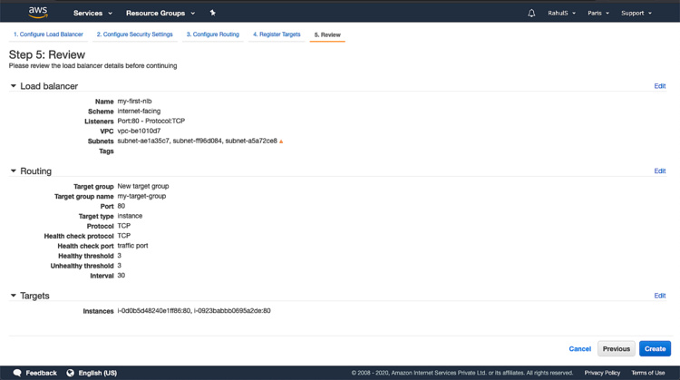 Revisar la configuración de LB