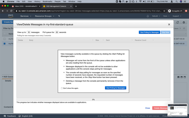 Mensajes de la encuesta