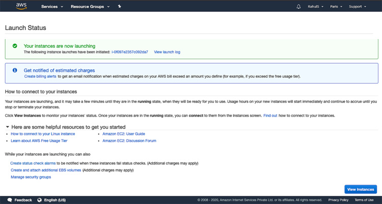 Estado del lanzamiento
